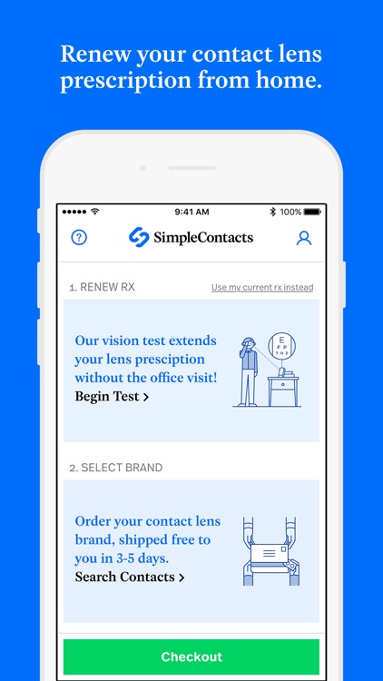 Simple Contacts: Prescriptions