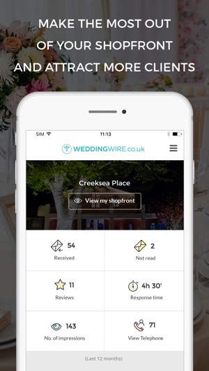 WeddingWire.co.uk for business