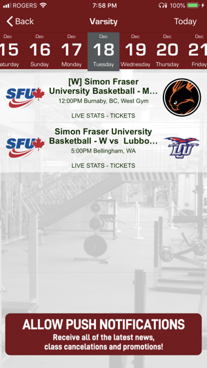 Simon Fraser University Rec(圖4)-速報App