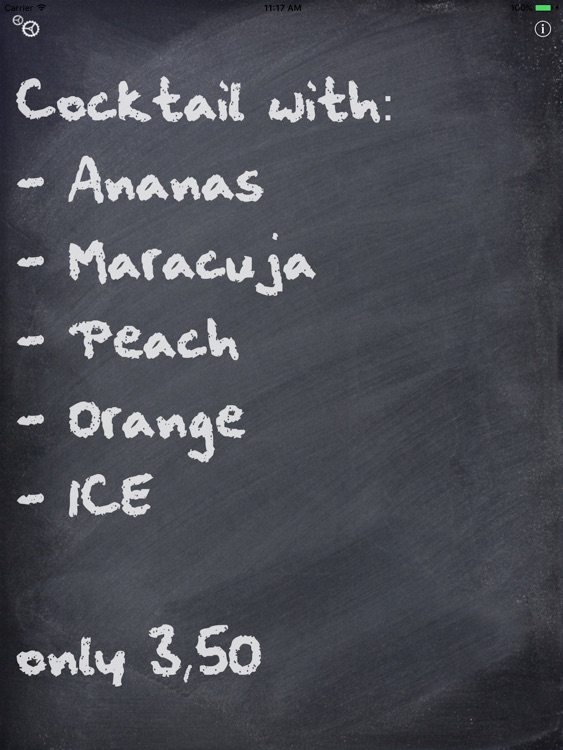 Promotion Blackboard