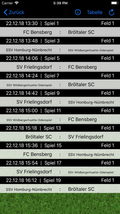 SSV Homburg-Nümbrecht Turniere