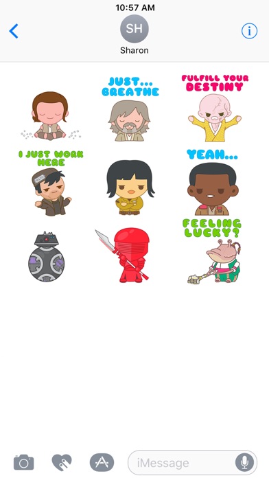 The Last Jedi Stickers screenshot 2