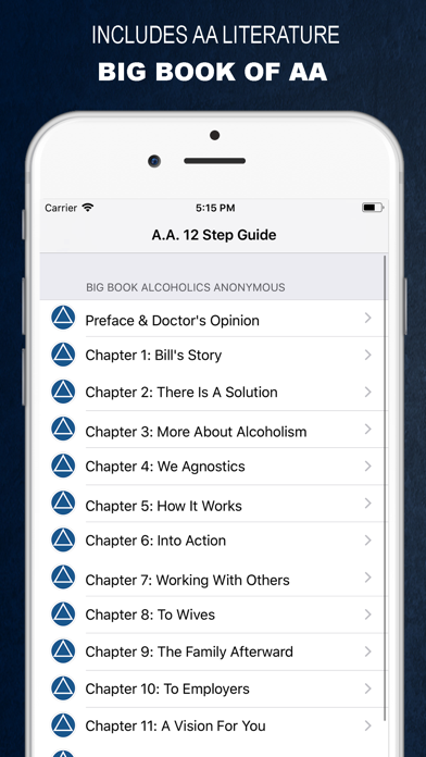 12 Steps Alcoholics Anonymous App Ios App Finder
