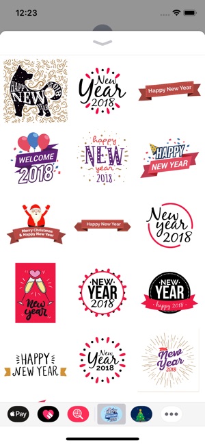 Happy New Year 2018 - stickers(圖2)-速報App