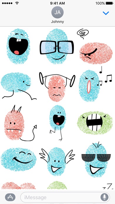 Fingerprint Me Stickers!のスクリーンショット3 Fingerprint Me Stickers!のスクリーンショット3