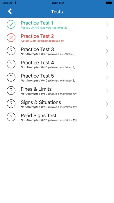 DMV Permit Practice Tests screenshot 3