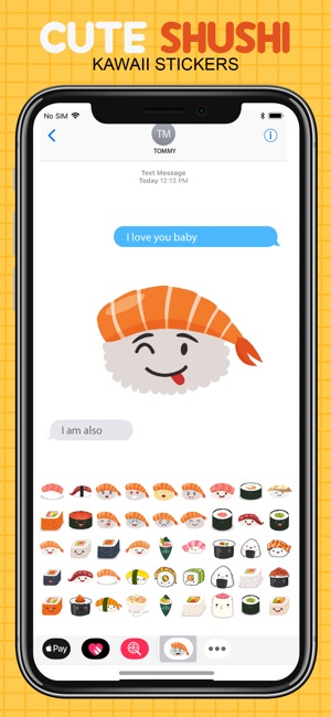 Sushi Kawaii Stickers(圖4)-速報App