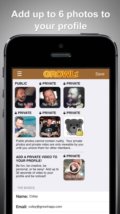 GROWLr: Gay Bear Social Media