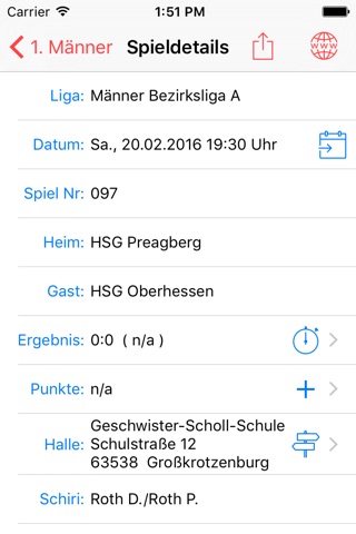HSG Oberhessen screenshot 3