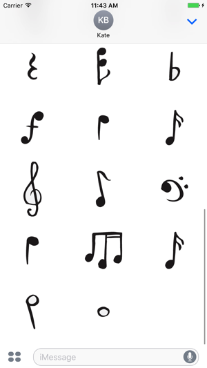 Music Notes sticker pack(圖3)-速報App