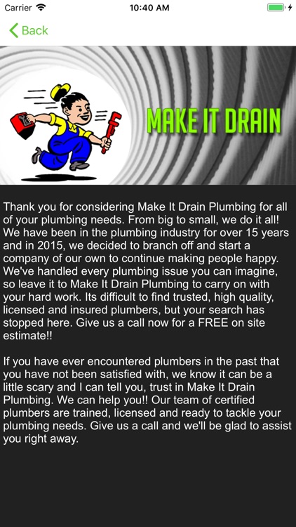 Make It Drain Plumbing