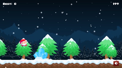 Santa Pixel Runner screenshot 2