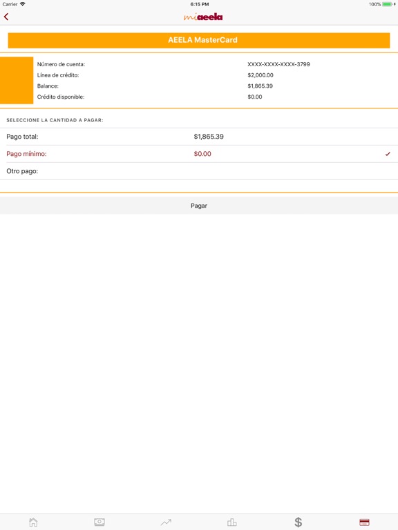 iPad Image of MiAEELA APP