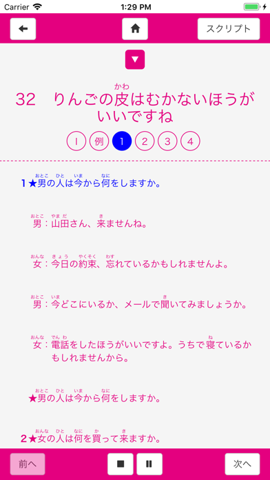 Japanese Grammar Listening 2 screenshot 2