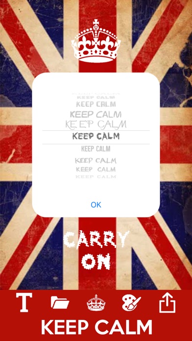 How to cancel & delete Keep calm and carry on maker from iphone & ipad 4
