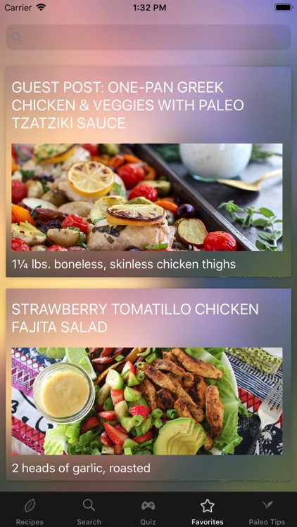 Paleo Diet App