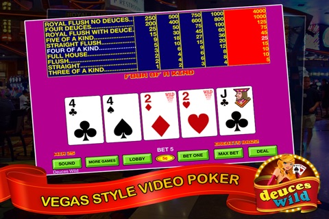 Deuces Wild - Casino Style screenshot 4