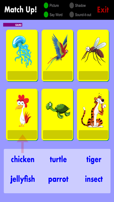 Phonic Flashcards - ANIMALS screenshot 8