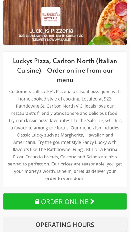 Luckys Pizzeria