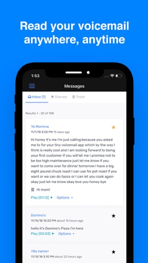 TinyVoicemail Visual Voicemail(圖1)-速報App