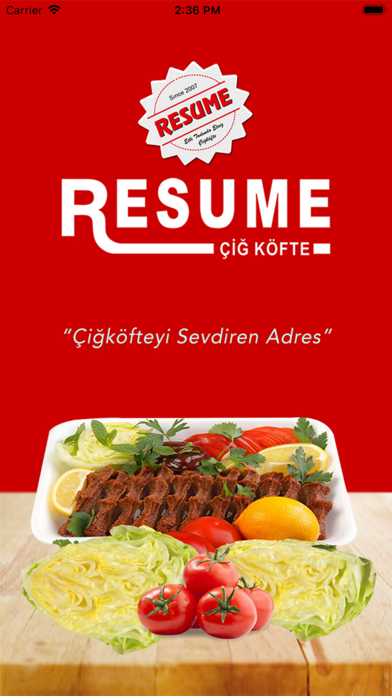 How to cancel & delete Resume Çiğ Köfte from iphone & ipad 1