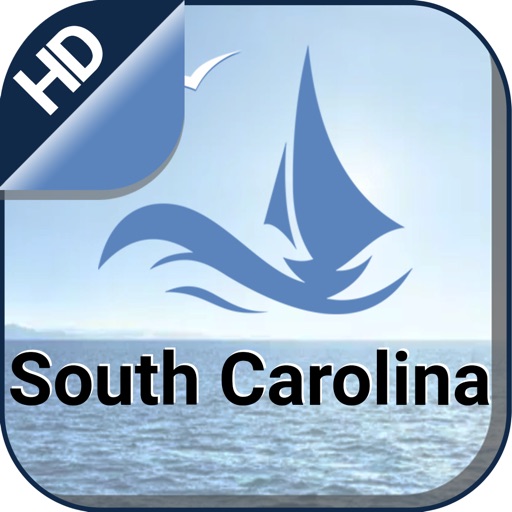 South Carolina nautical offline chart for cruising