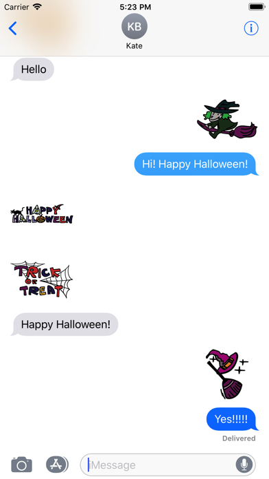 Happy Halloween Stickers Set screenshot 2