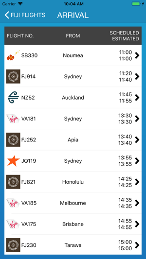 Fiji Flights(圖2)-速報App