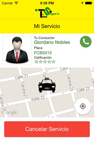 Taxi Seguro Usuario screenshot 2