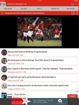 Captura de Pantalla 3 24h News for Manchester United iphone