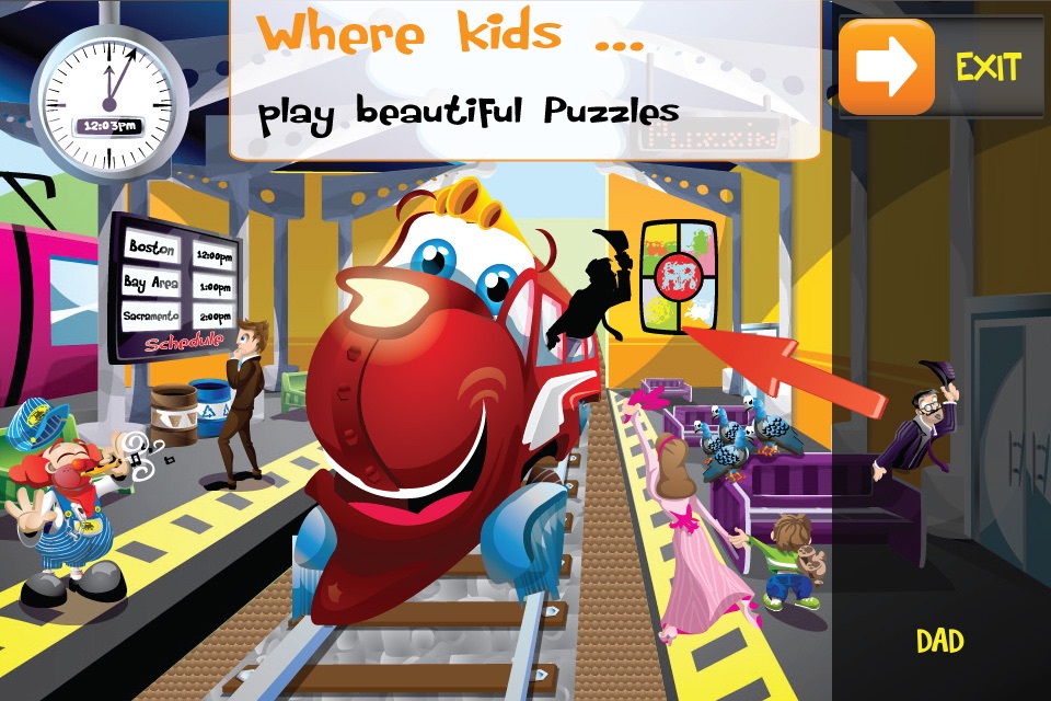 PUZZINGO Trains Puzzles Games screenshot 2