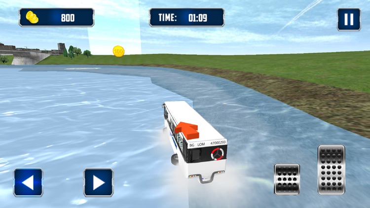 Water surfing bus simulator