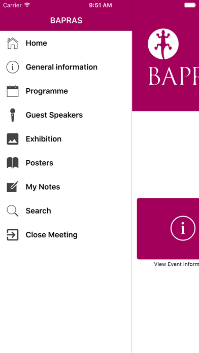 BAPRAS Meetings and Courses screenshot 3