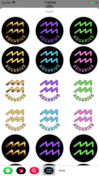 AQUARIUS Stickers