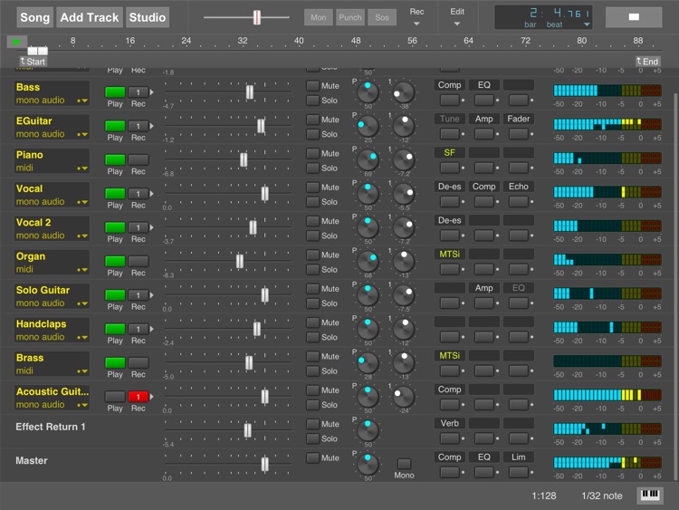 MultitrackStudio for iPad