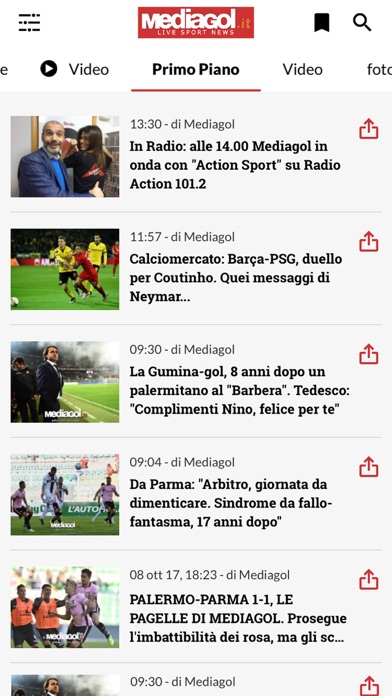 Mediagol Palermo News screenshot 2