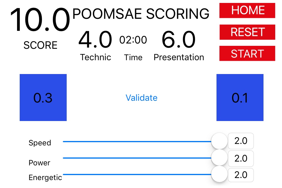 Taekwondo Scoring screenshot 2