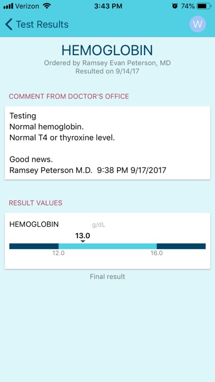 Allina Health account screenshot-5