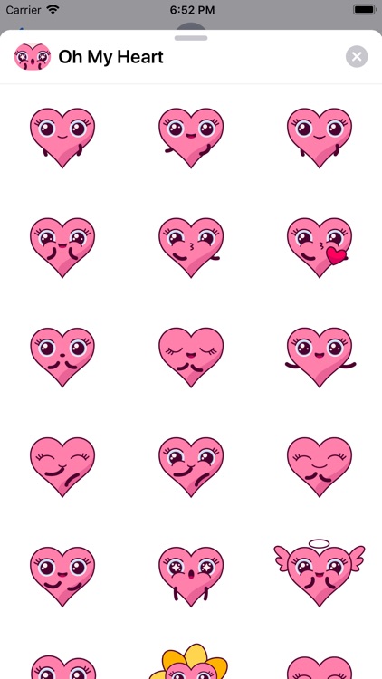 Oh My Heart Animated Stickers