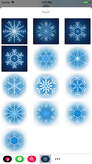 Snowflakes Sticker Pack(圖5)-速報App