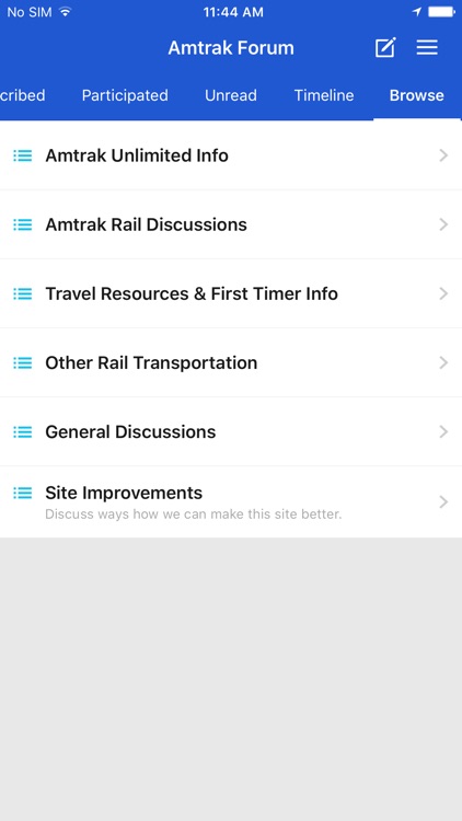 Amtrak Forum