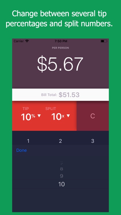 Split & Tip Calculator