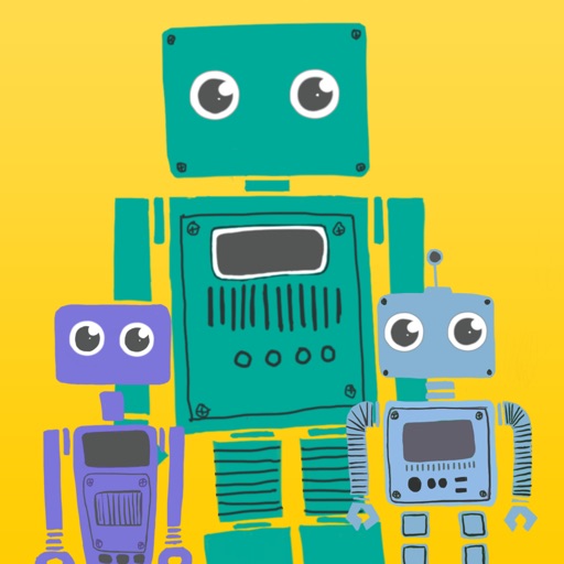 Robot Family - Stickers