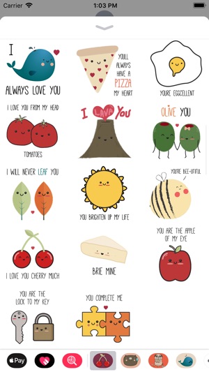 Cute Love Puns Sticker Pack(圖4)-速報App