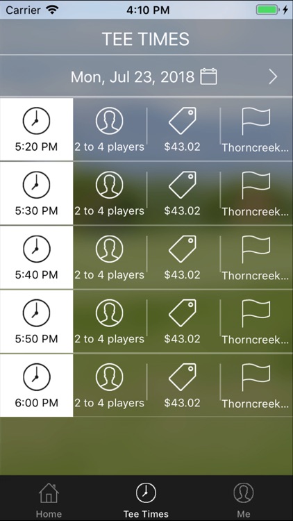 Thorncreek Golf Tee Times