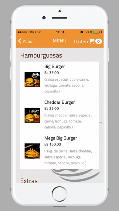 Pedidos Burger&Co screenshot 2