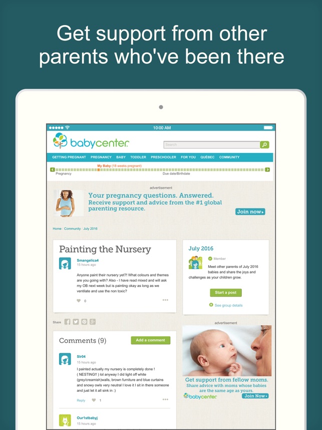 BabyCenter Pregnancy Tracker On The App Store