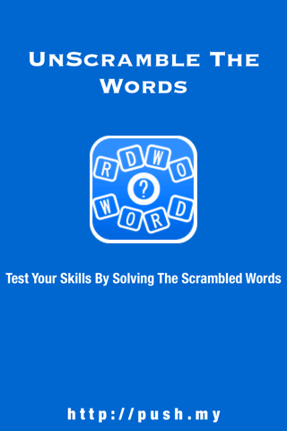 UnScramble The Words - náhled