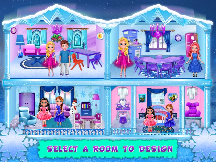 Ice Doll House Decoration Home