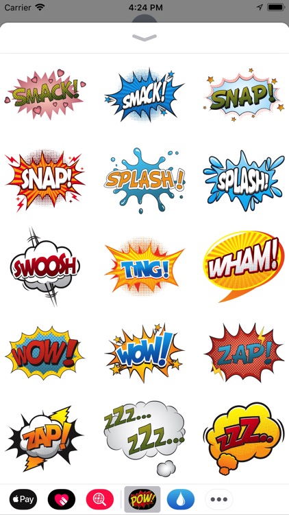 Comic Exclamation Sticker Pack